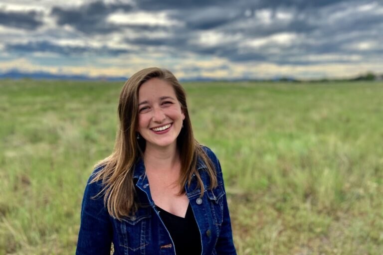 author lindsey pointer smiling for a photo outdoors